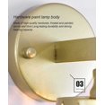 thumbnail image 4 of Hweilai Creative petal wall lamp, LED colored glass wall lamp, 4 of 4
