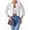 White, variant on Casual Jackets for Women Solid Open Front Crop Jacket