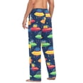 thumbnail image 3 of FORMRS Mens Pajama Pants with Pockets Cotton Sleepwear Lounge Bottoms Sizes S-2XL, Rainbow Space Cat, 3 of 7