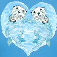 thumbnail image 3 of CafePress - Sea Otters Holding Hands Women's Dark T Shirt - Women's Traditional Fit Dark T-Shirt, 3 of 4