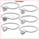 thumbnail image 2 of Candado De Árbol Genealógico En Forma De Corazón , Pulsera De Hueso De Serpiente DIY S925 , Chapado Plata + Bolsa De Terciopelo, 2 of 4