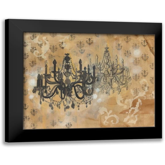 Adkin, Arielle 14x12 Black Modern Framed Museum Art Print Titled - Chandelier