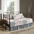 thumbnail image 1 of Chezmoi Collection Abbi 5-Piece Daybed Bedding Set Shabby Chic Floral Daybed Cover Pre-Washed Cotton Patchwork Daybed Set, 1 of 4