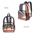 thumbnail image 2 of Whosucclay Splattered US Flag Print Clear Backpack for Boys Girls, Kindergarten Elementary Side Pockets Heavy Duty Daypack for Stadium Outdoor, 2 of 10