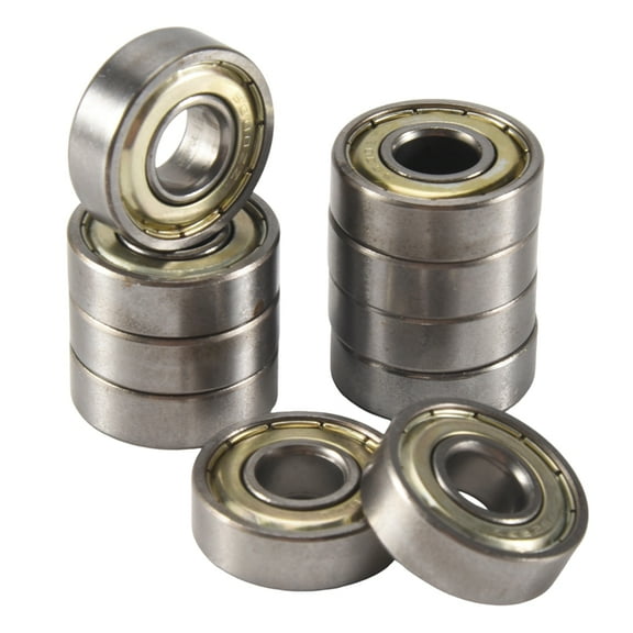 6000Z 10mm x 26mm x 8mm Sealed Deep Groove Radial Ball Bearings 10 Pcs,10 Pcs x Deep Groove Ball Bearings,Silver Tone