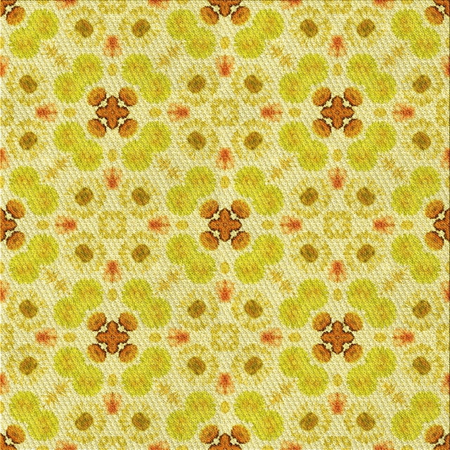 Ahgly Company Tapis d'Intérieur Lavable en Machine Carré Jaune Transitionnel, 6 Pieds Carré