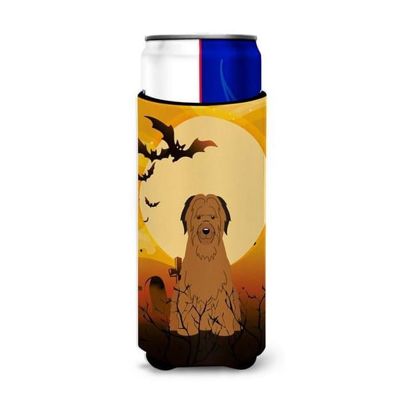 Halloween Briard Brown Michelob Ultra Hugger for Slim Cans