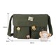 thumbnail image 2 of Bolsa bandolera de mujer Bolsa de mensajero grande de lona japonesa (colgante de gato verde) Ndcxsfigh Para Estrenar, 2 of 8