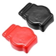 thumbnail image 4 of Unique Bargains 2 Pcs Battery Terminal Covers Battery Terminal Boots Insulating Cable Lug Caps for Cars Boat Black Red, 4 of 6