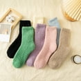 thumbnail image 4 of JJHGVB Crew Socks Fuzzy Socks Womens Winter Socks Coral Socks Stripe Socks Colorful Lightweight Athletic Socks Casual SocksThermal Socks Winter Socks Pink One Size, 4 of 5
