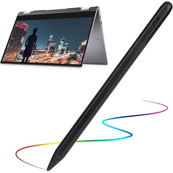 LinQingQ Stylus Pens for Dell 2 in 1 Laptop, Capacitive High Sensitivity Digital Pencil with 1.5mm Ultra Fine Tip, White