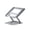 White, variant on Adjustable and foldable laptop stand with a sturdy and durable base. Multi-angle adjustable ergonomic laptop riser, compatible with MacBook Air Pro, laptops, and all 10-15.6 inch laptops. (Silver)