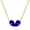 Dec-Created Tanzanite, variant on Turandoss Diamond Necklace for Women Girls 14K Gold Plated Emerald Birthstone Necklace Mothers Dainty Gold Necklace Cubic Zirconia Pendant Jewelry Valentines Day Birthday Gift for Women Jewelry