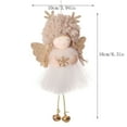 thumbnail image 3 of Fiudx Ofertas Y Liquidación Falda De Hilo De Felpa Navideña, Colgante De Ángel, Muñeca Bonita, Regalo Para Niña, Colgante Para Árbol De Navidad, 3 of 3