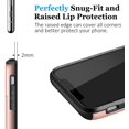 thumbnail image 6 of for iPhone 11 Case with Card Holder, Heavy Duty iPhone 11 Wallet Case Dual Layer Hybrid iPhone 11 Phone Case Shockproof Anti Scratch Soft Rubber Bumper Case for iPhone 11 6.1 inch Rose Gold, 6 of 14