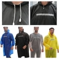thumbnail image 3 of Lefu Imperméable Extérieur EVA Épaissi Poncho de Pluie pour Randonnée Camping Pêche, 3 of 9