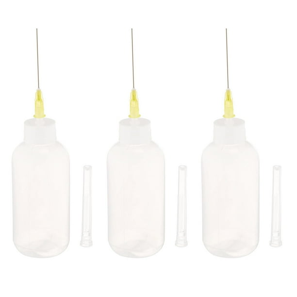 3 Needle Tip Bottle Liquid Flux Dispenser Oil Solvent Applicator