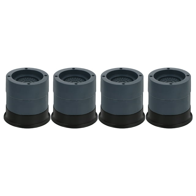 KAKOWELY Coussinets de Pied pour Laveuse 4 Pcs Coussinets de Pied pour Laveuse Empêchent le Déplacement Coussinets Stabilisateurs Antichoc 2.56"X2.56"X2.76 Pouces