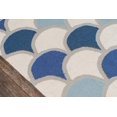 thumbnail image 3 of Novogratz by Momeni Topanga Dasha Flat Weave Blue Wool Rug 2'3" X 8' Runner, 3 of 5