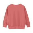 thumbnail image 6 of Girls Watermelon Red V-Neck Sweatshirt Relaxed Fit Soft Stretch Kangaroo Pocket 4-12 Years,Size 11 T, 6 of 8