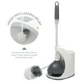 thumbnail image 4 of Bath Bliss 2-in-1 Bowl Brush & Plunger White, 4 of 7