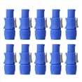 thumbnail image 2 of Conector Powercon Macho de 3 Pines de 10 Piezas, Conector de Entrada de Señal para Luz de Haz, Entrada de Alimentación de Luz de Escenario, 2 of 8