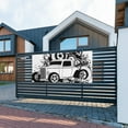 thumbnail image 3 of ZICANCN Banner Yard Signs, Old Hot Rod Car Party Wall Decor for Indoor Outdoor Room, Small Size, 3 of 7