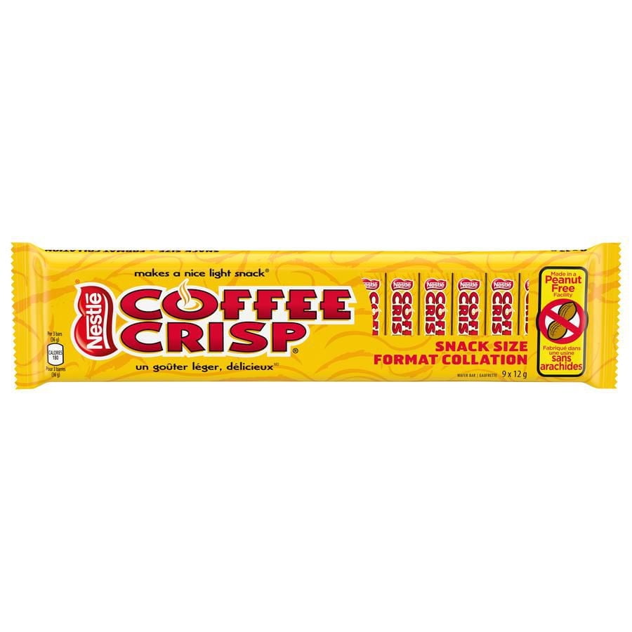 COFFEE CRISP Juniors Treat Size, 9 x 12 g, 9 x 12 g