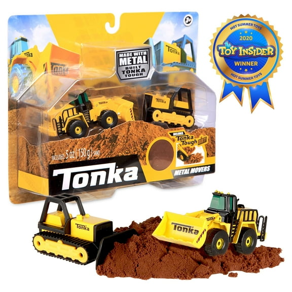 Tonka - Metal Movers Combo Pack - Front Loader and Bull Dozer