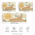 thumbnail image 2 of Yayeee Pillowcase King Size Set of 2 Satin Wrinkle Resistant Pillow Case, Beige Clouds, 2 of 7