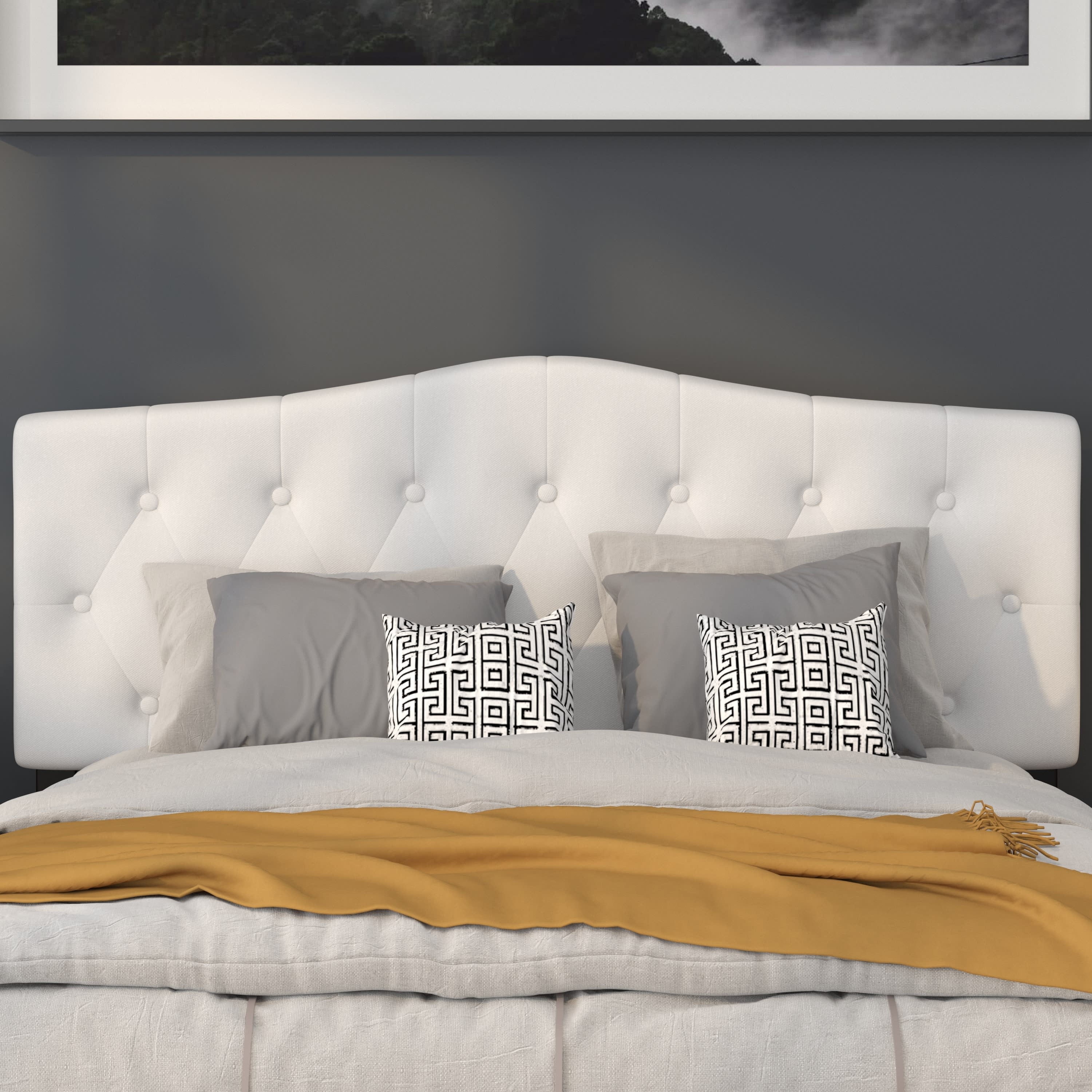 White 2024 studded bed