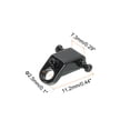 thumbnail image 2 of Unique Bargains Guitar Metal Roller String Tree Retainers String Guides Black for Electric Guitar Bass with Screws 2 Pack, 2 of 5