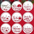 thumbnail image 2 of Plantilla navideña para pintar sobre madera, plantillas navideñas redondas de 12 pulgadas, plantilla navideña, plantillas Let It Snow para decoración de puertas de porche, 2 of 4