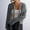 Grey, variant on VISALY Cropped Cardigan Open Front Cardigan Tie Front Cropped Cardigan Sweaters for Women Crew Neck Long Sleeve Knit Bow Tie Trendy Sweater Tops Chunky Cardigan Sweaters Cardigan Sweaters Beige L