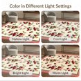 thumbnail image 7 of ODIKA 6'x9' Ultra-Soft Area Rug, Cherries Door Cherry Farmhouse Striped Border Clusters Flowers None Washable, Bare feet friendly, Silk-Touch for Guest Room, Bedroom, 7 of 7
