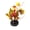 Black, variant on Halloween Simulated Pumpkin Floral Arrangement, Fall Thanksgiving Tabletop Ornament for Living Room & Home Decor