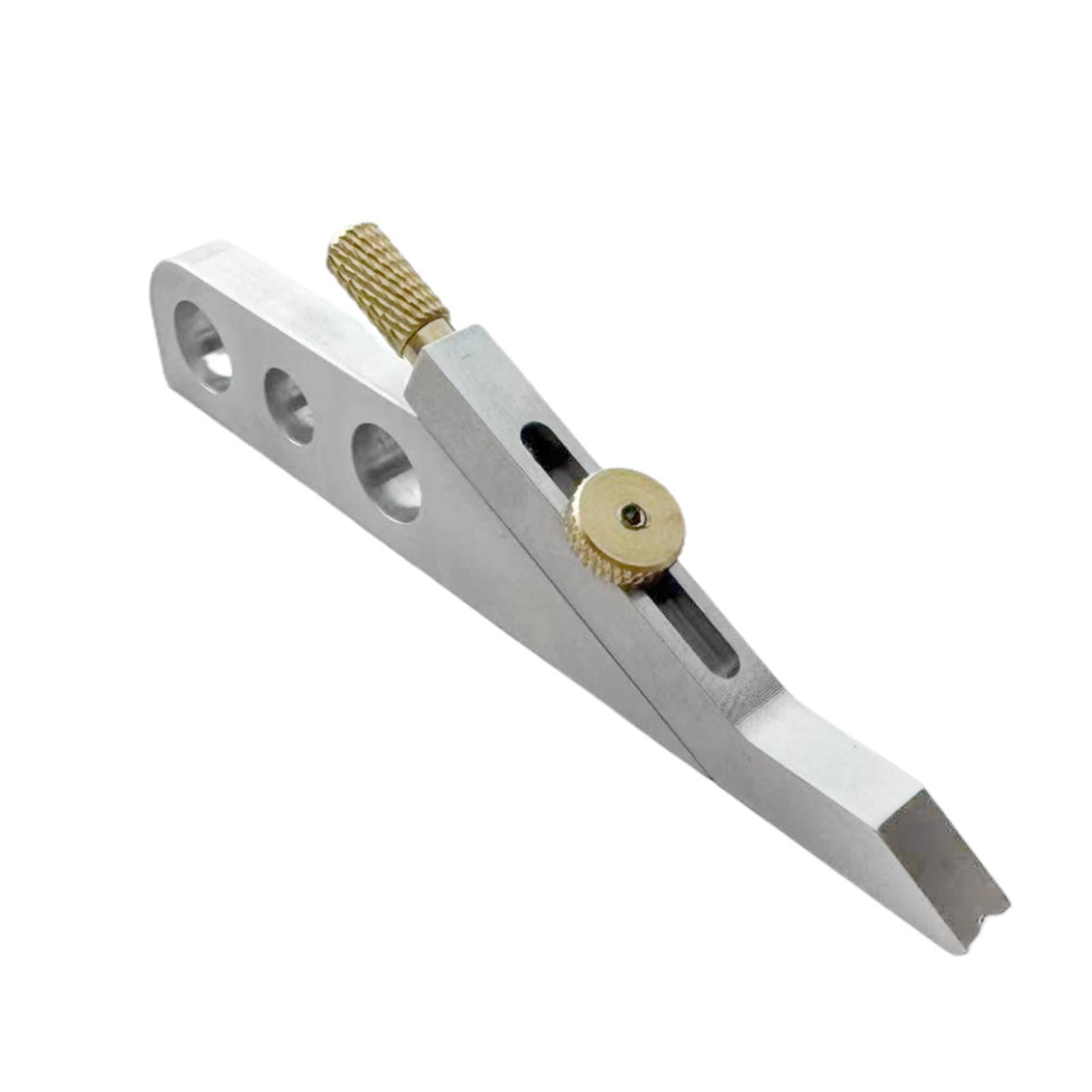 Dualoai Guitar Nut Scrbe Tool Repair Tool,Compact,Portable,Lightweight,Professional Metal Accessories Classical Instruments Making