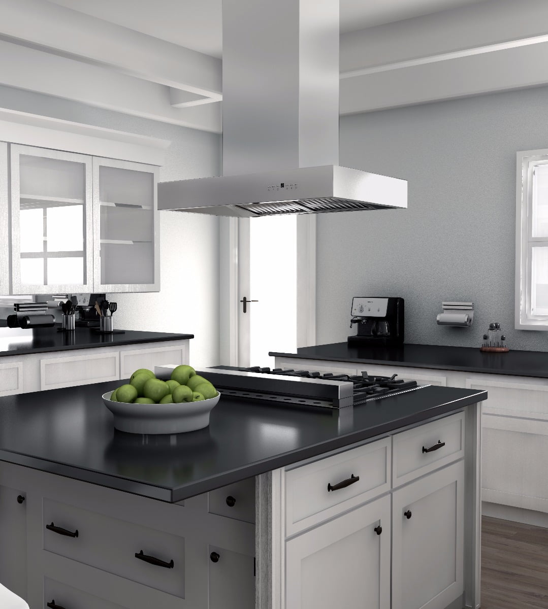 ZLine KECOMIRD36 Remote Dual Blower Island Range Hood