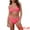 Fluorescent Pink, variant on DARING DIVA Women's Waffle Knit Textured Halter Bikini Set X-Large Royal Blue