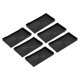 thumbnail image 1 of Uxcell 4" x 8" Bandeja Mini Negra Plástica Rectangular de Madera Bandejas de Servicio Negras 6Pack, 1 of 6