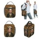 thumbnail image 5 of Bolsa térmica para almuerzo con estampado de leopardo, F-Frida, K-Kahloes, lonchera grande, bolsa térmica, lonchera, bolsa para comida de picnic en la playa, 5 of 5