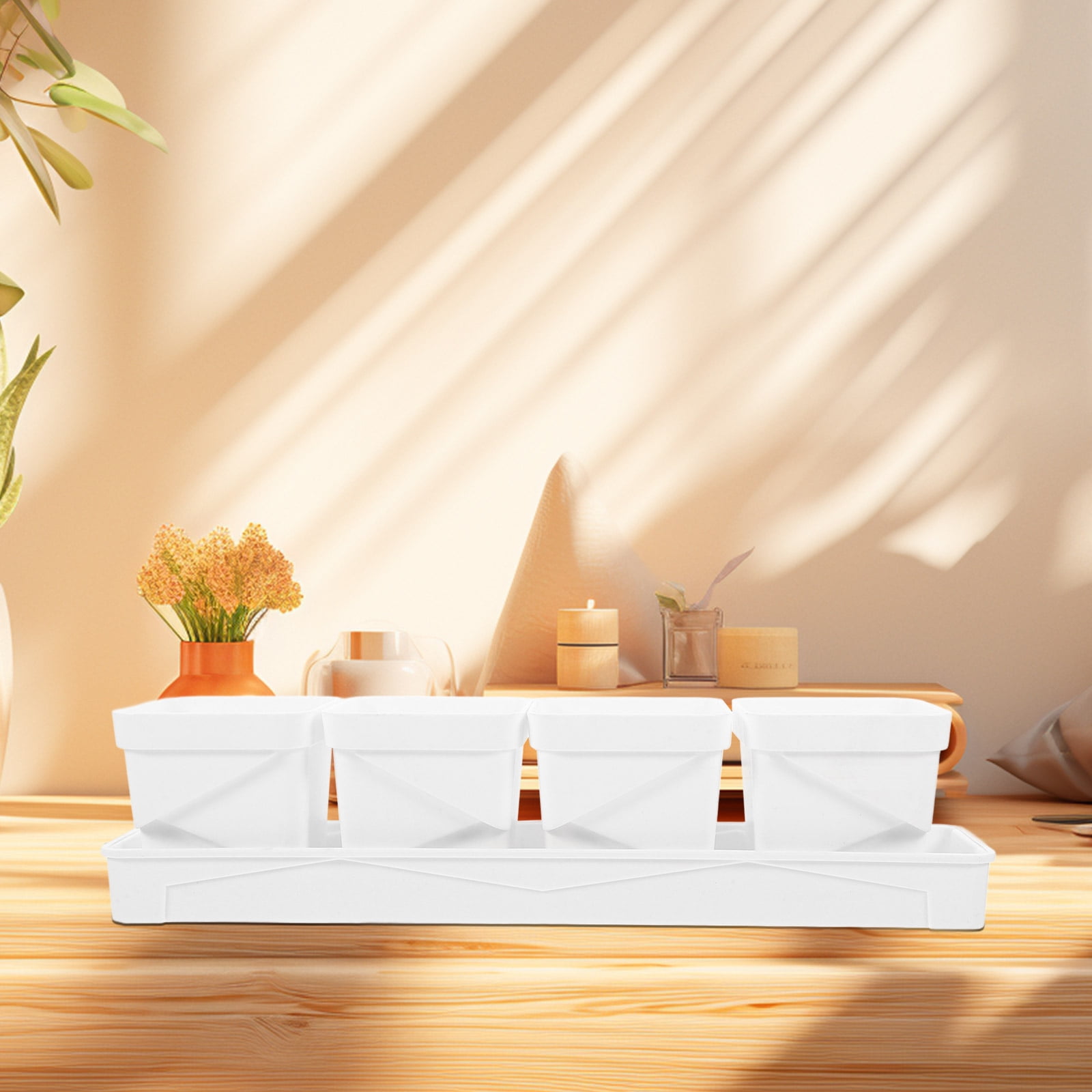 MLINS 1 Set of Succulent Planter Plastic Orchid Plant Nursery Pot Succulent Plant Planting Pots Gardening Planters  Plastic Gardening Pots Starter Pots