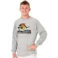 thumbnail image 3 of Funny Beach Lovers Seagull French Fry Long Sleeve TShirt Men Women Brisco Brands X, 3 of 6