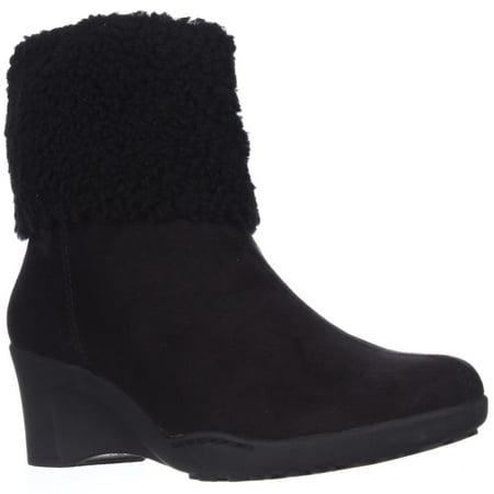 aerosoles short black boots