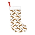 thumbnail image 2 of Naloa Leopard Print Christmas Stockings Decorations, Xmas Ornaments, DIY Personalized Farmhouse Decor for Home Family Party Tree, 2 of 7