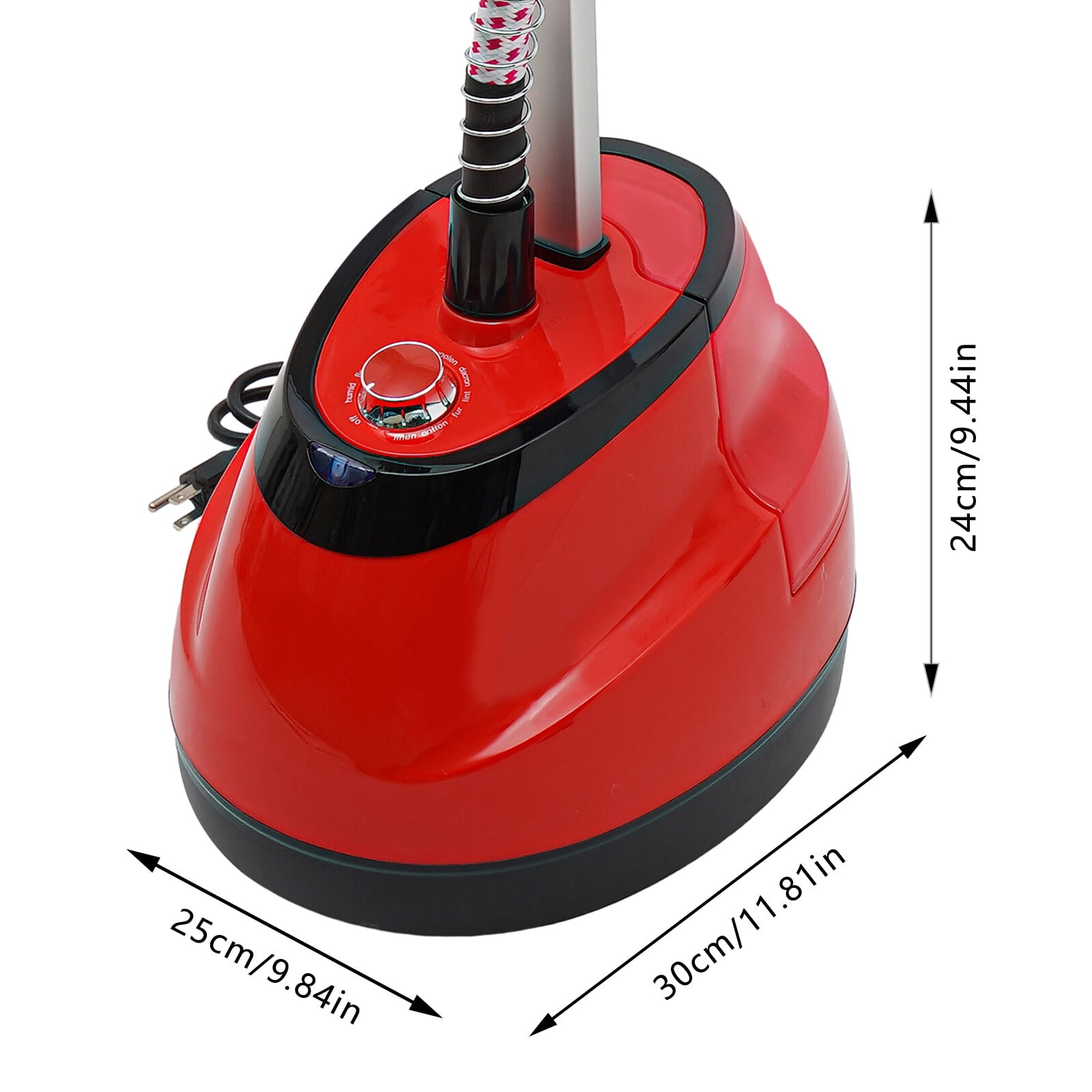 2-in-1 Garment Steamer, Hanging and Flat Ironing Modes, 10 Steam Levels with Anti-Scald Protection, Suitable for Various Fabrics