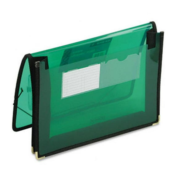 2 Expansion Ultracolor Wallet Poly Letter Translucent Green