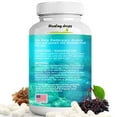 thumbnail image 5 of Sea Moss Capsules Elderberry Capsules / Bladderwrack / Burdock Root – Keto Alkaline Non-GMO Diet - Raw Organic Wildcrafted Sun-Dried Seamoss Gel Powder, 5 of 7