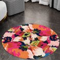 thumbnail image 5 of Tufted Rug 7X7, Floral Carpet, Area Rugs, Bedroom, Living room, Tufted Wool, 5 of 6