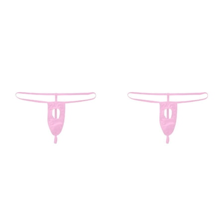 (2-Pack) 2025 Thong Briefs Bikini Pouch Valentines Plus Size Underpants Mens Bulgey Bodysuit for Women S